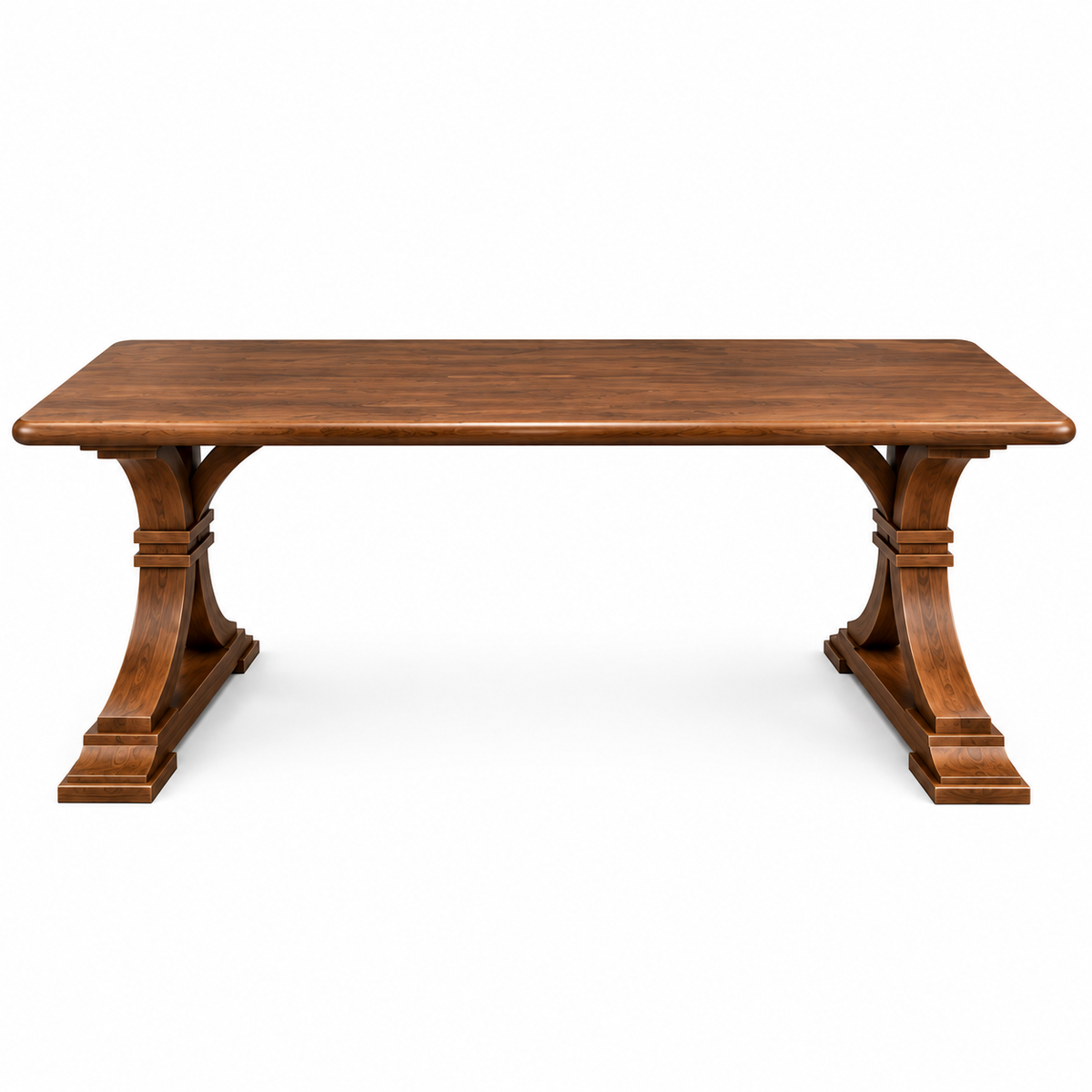 Handcrafted Solid Walnut Writing Desk – 39.3″ × 20″