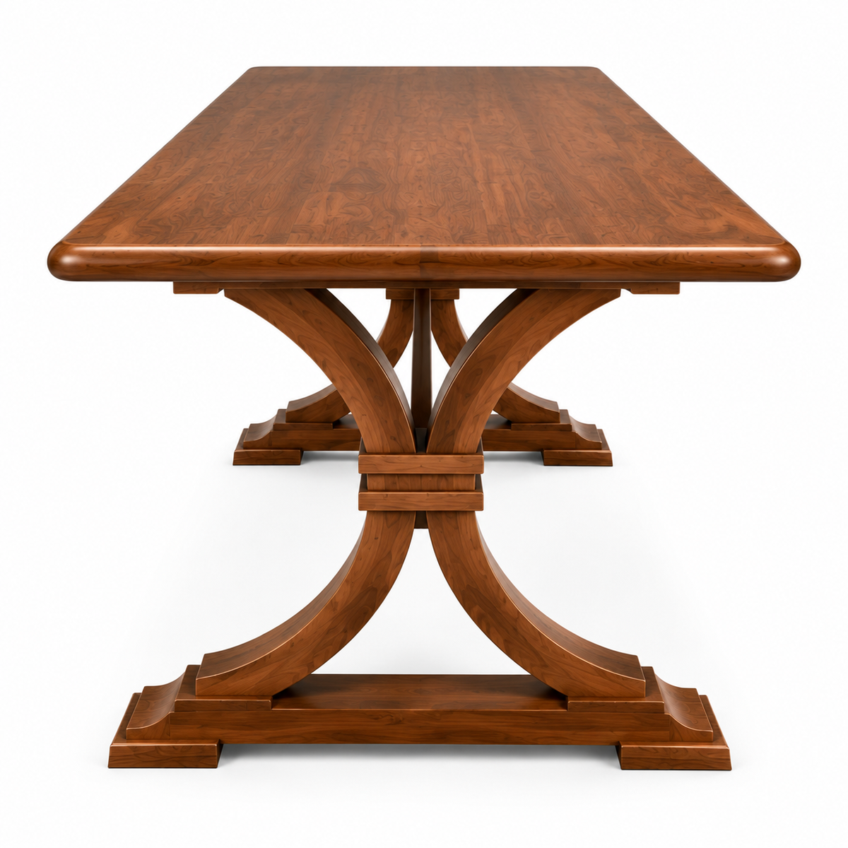 Handcrafted Solid Walnut Writing Desk – 39.3″ × 20″