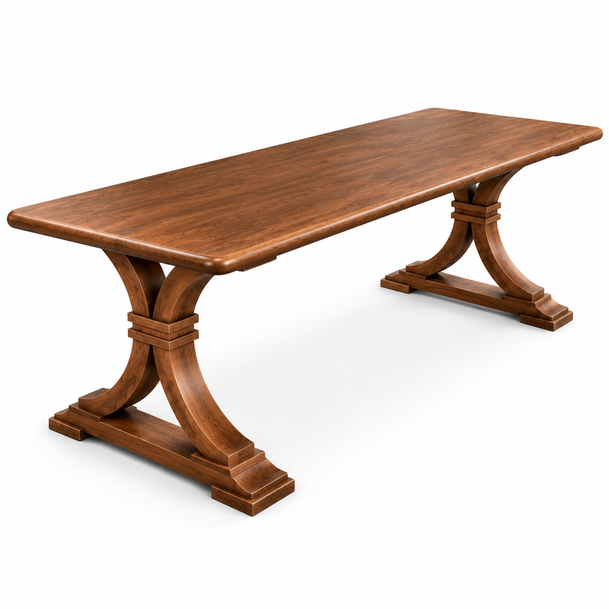 Handcrafted Solid Walnut Writing Desk – 39.3″ × 20″